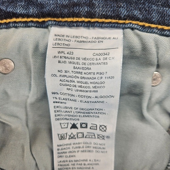 Levi Strauss Signature Gold Jeans Mens 42 x 31 Zip Fly Denim Athletic Straight‎ - Picture 4 of 15